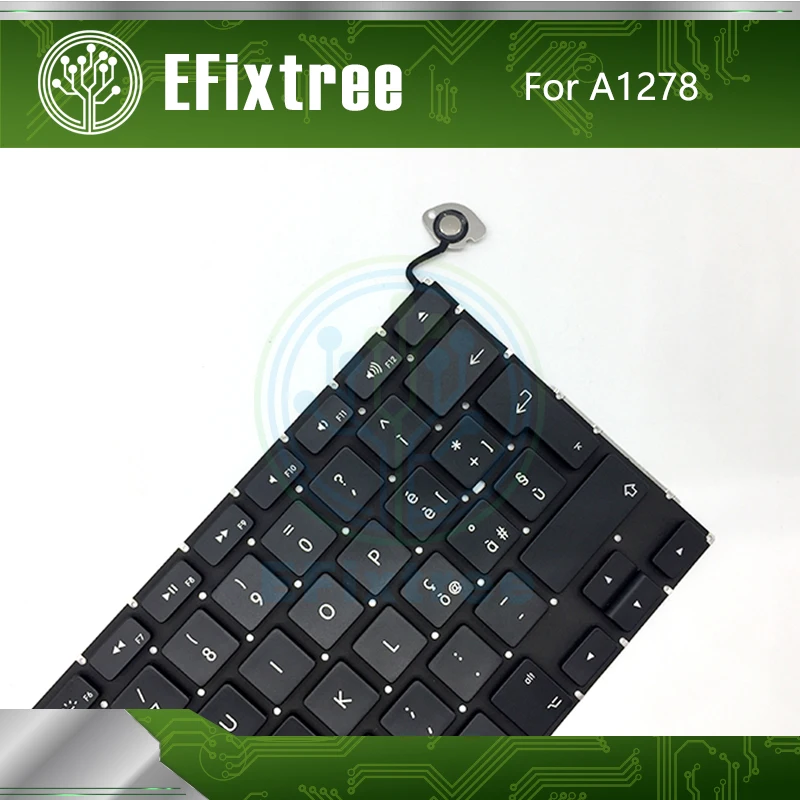 Итальянская для Macbook Pro 13 '&#x27A1278 Клавиатура с винтовой фотографией 2009 2010 2011 2012 EMC