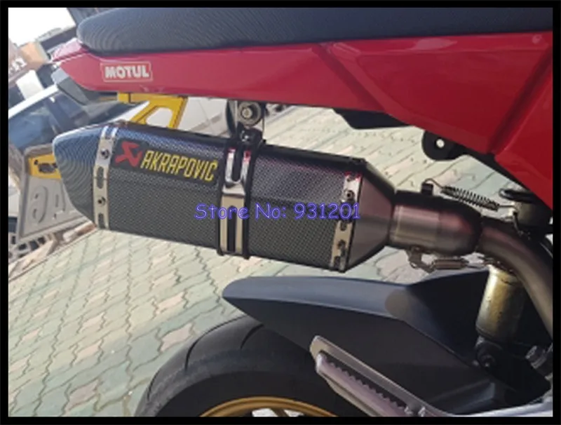 M3 MSX125 мотоциклетные выхлопные системы для Honda Grom MSX 125 Mid Link трубы заголовки с Akrapovic