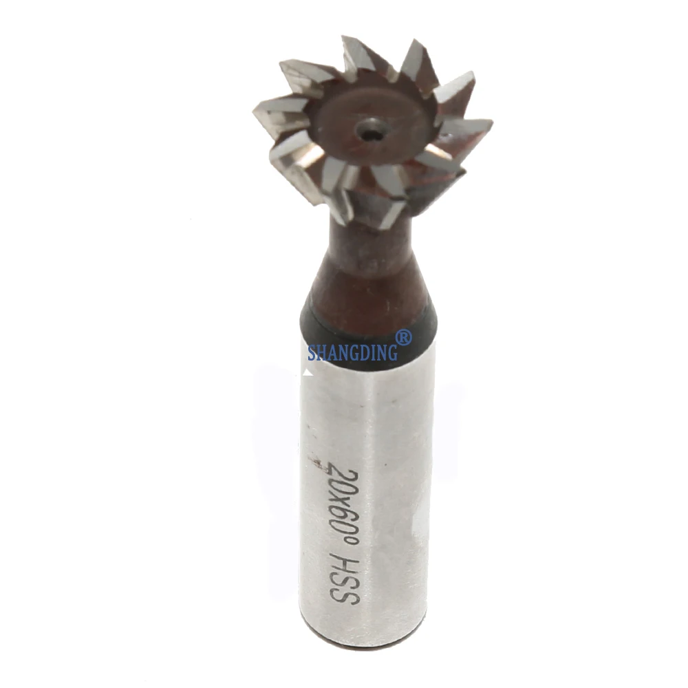 1PC HSS 6/8/10mm60degree цилиндрическим хвостовиком ласточкин хвост цилиндрическая фреза с твёрдосплавной пластиной 10 продольные фрезы