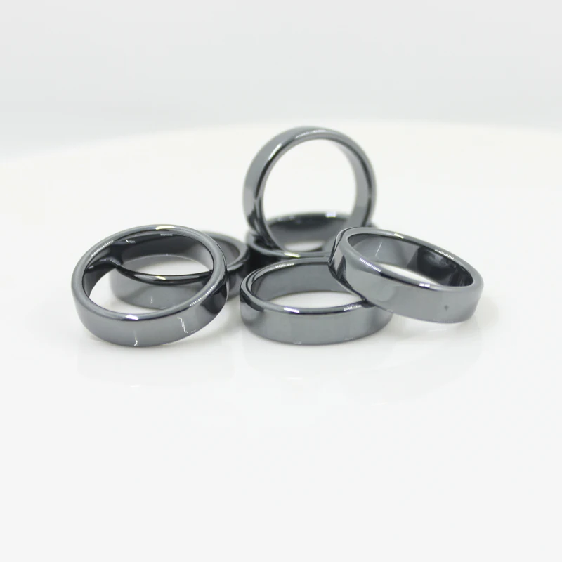 Модные ювелирные изделия класса AAA качественные Гладкие 6 мм ширина плоские