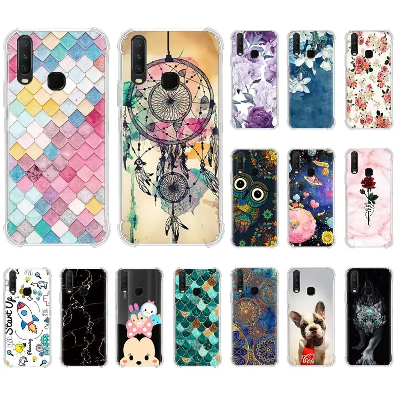 Soft TPU Cases for Fundas VIVO Y17 Y3 Y15 Y12 Cover Silicone Phone Shell Covers |