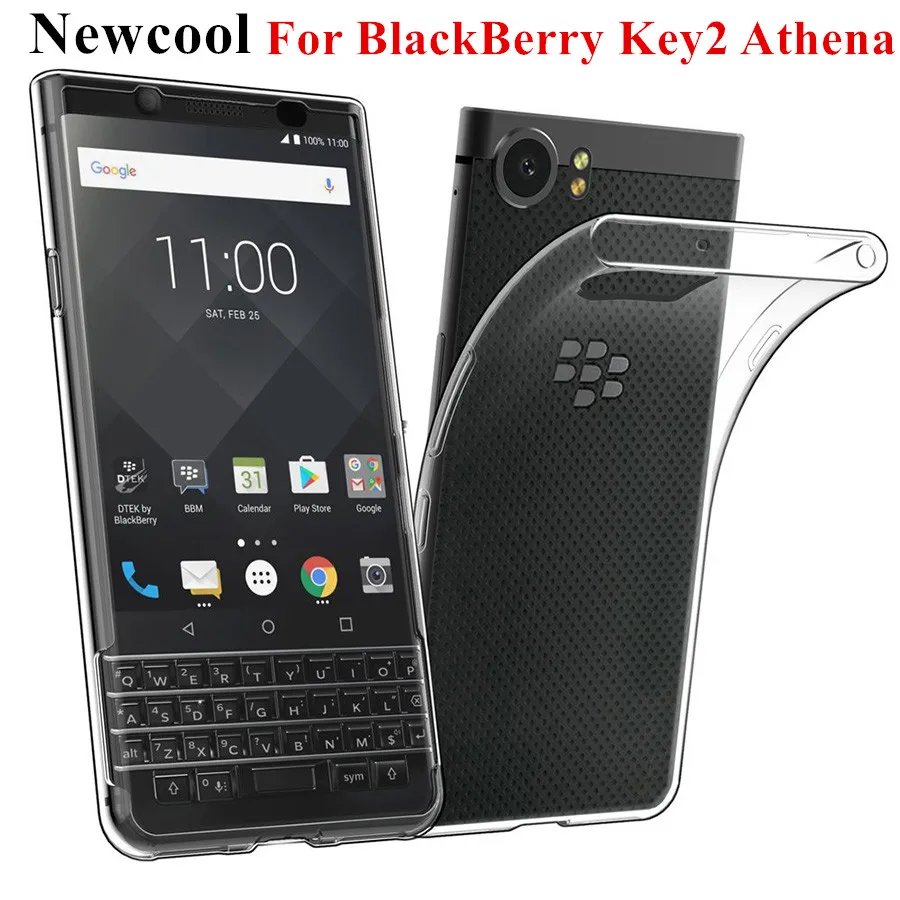 Чехол Key2 Athena lite мягкий прозрачный чехол из ТПУ для BlackBerry KeyOne Key One 2 Mercury DTEK70 DTEK60