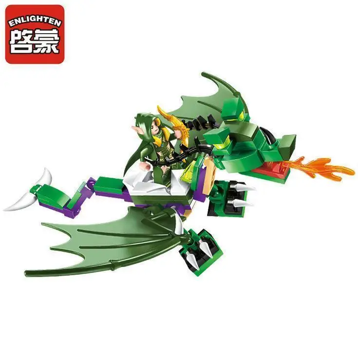 Просветите 2316 Building Block войны of Glory замок рыцарей Щепка Hawk шар корабль 5 фигурок 669
