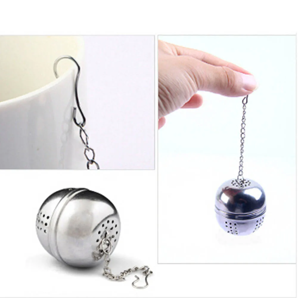 Сетчатое ситечко для чая шар фильтр из нержавеющей стали шарик супа кофе и