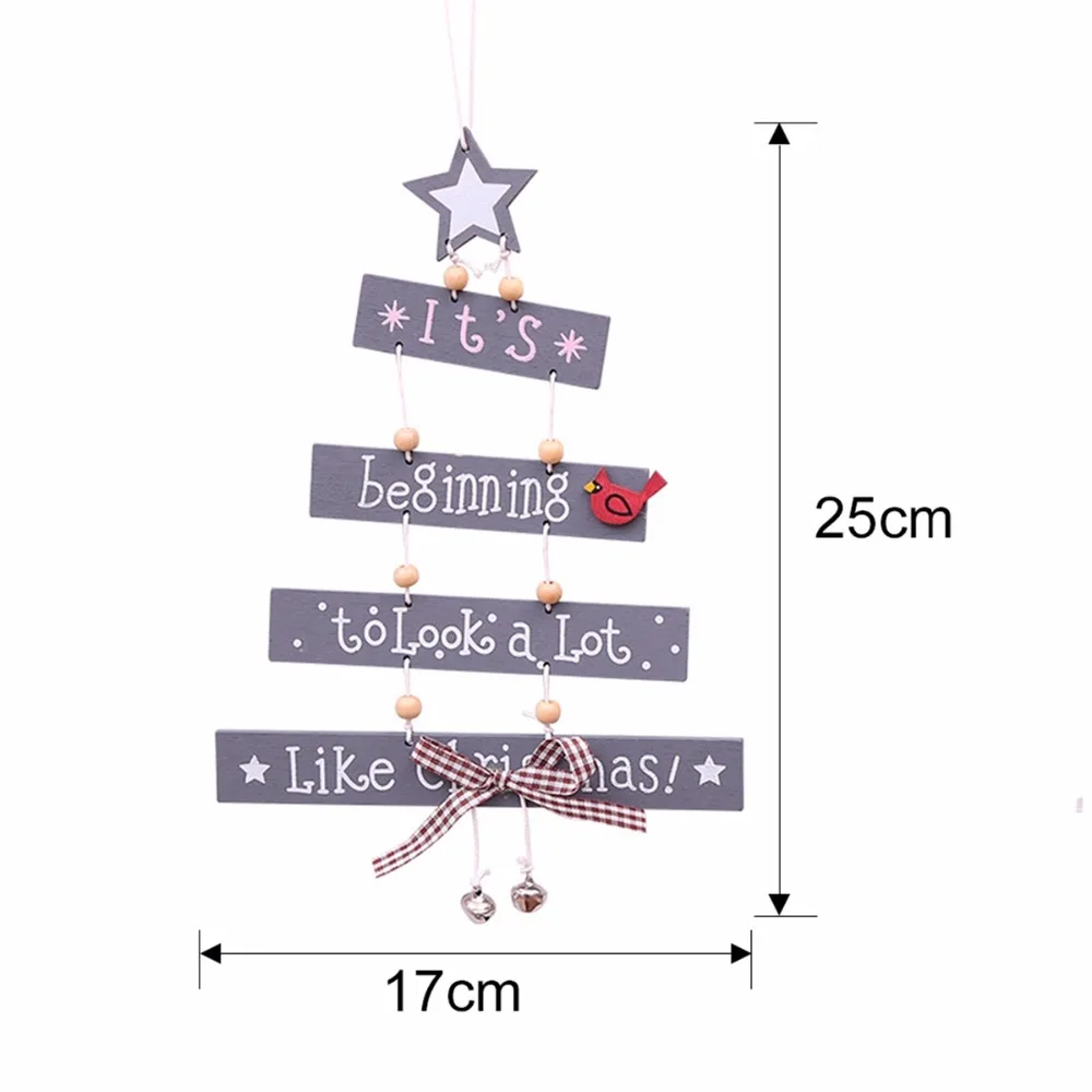 FengRise Merry Christmas деревянная подвеска Рождественские елочные украшения DIY рождественские подвесные украшения Navidad Drop орнамент подарок на год