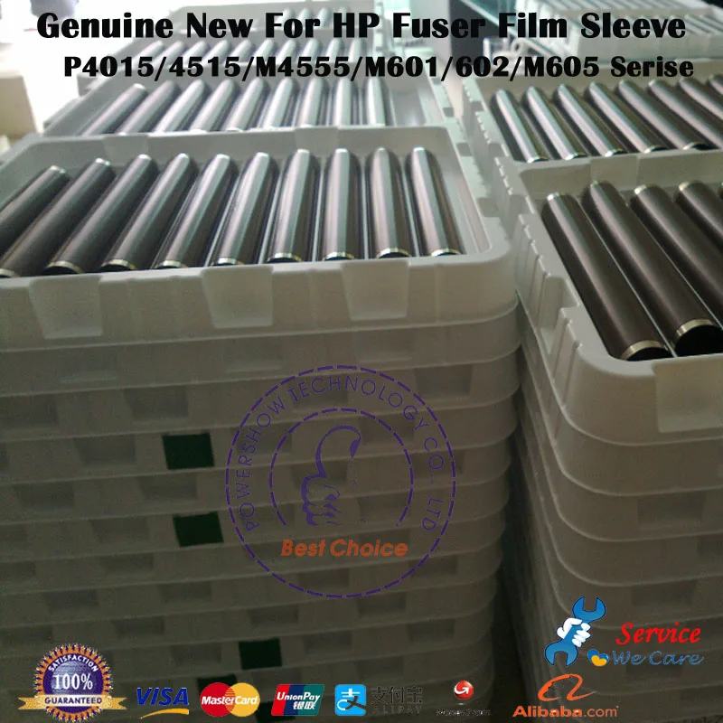 10X трубка-фьюзер для пленки тефлона для hp P4015 P4014 P4515 M601 M602 M604 P4015X M4555 части принтера