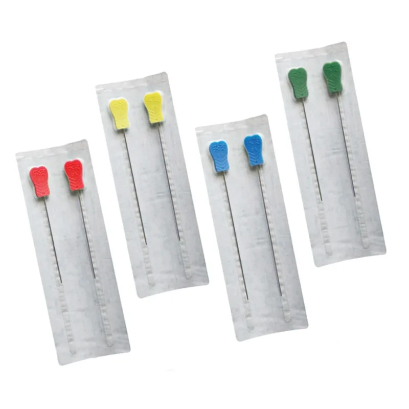 500 шт одноразовая Стерильная акупунктура иглы для акупотомии пластиковая ручка