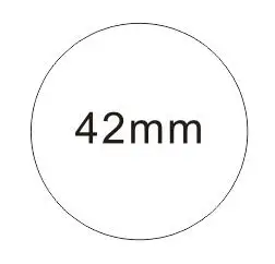 42mm Round Индивидуальное роскошное светочувствительное уплотнение штамп индивидуальный логотип специальная печать на заказ - Цвет: 42mm Round