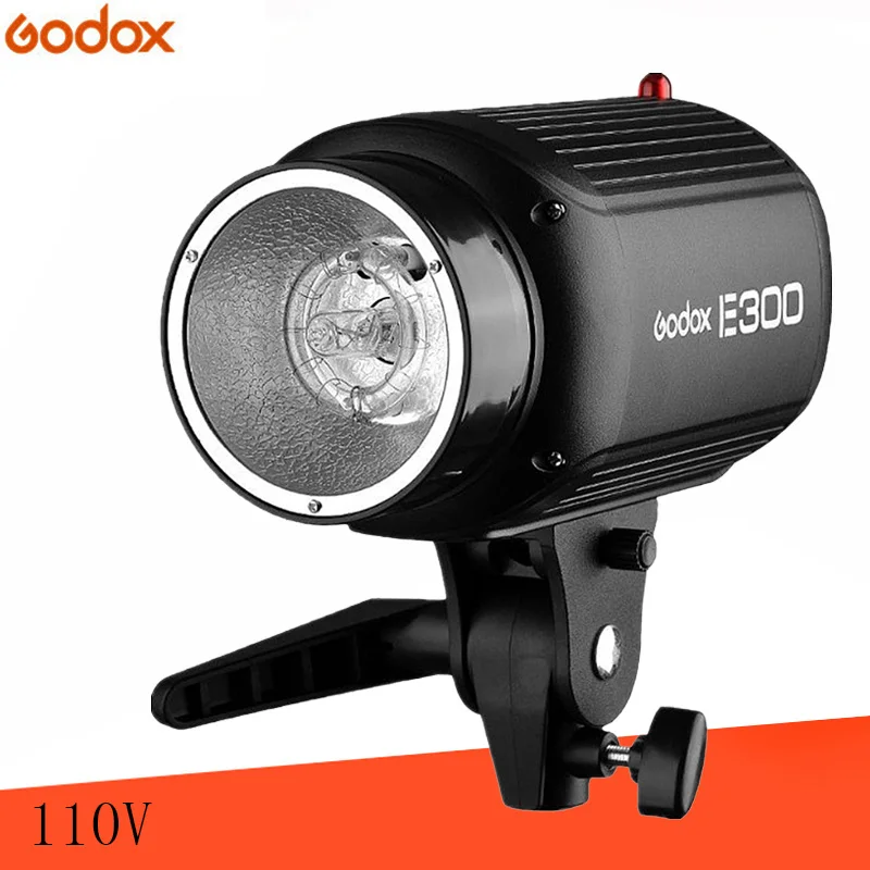 Godox E300 300Ws фотографии студийная стробоскопическая вспышка профессиональное освещение для фотостудии свет 300 w студийная вспышка - Цвет: 110V