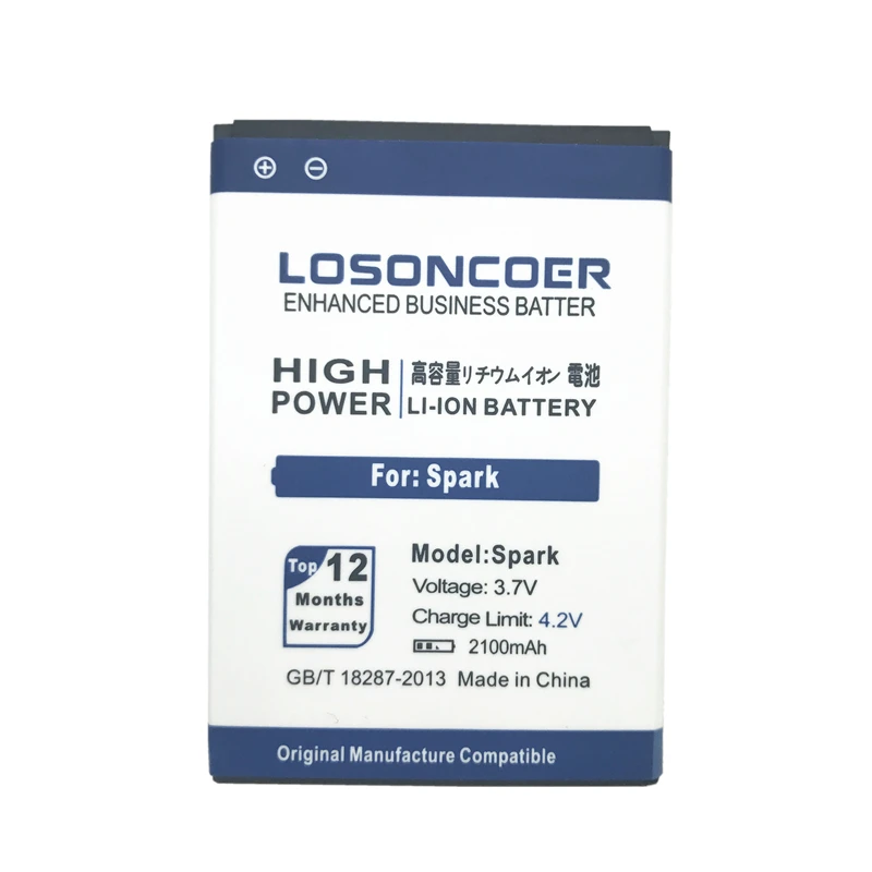 Аккумулятор LOSONCOER 2100 мА · ч для батареи starscreen Spark | Мобильные телефоны и аксессуары