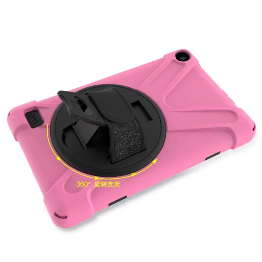 Kindle Fire 7 2015 силиконовый сверхпрочный чехол для Amazon kindle fire планшет задняя крышка 360