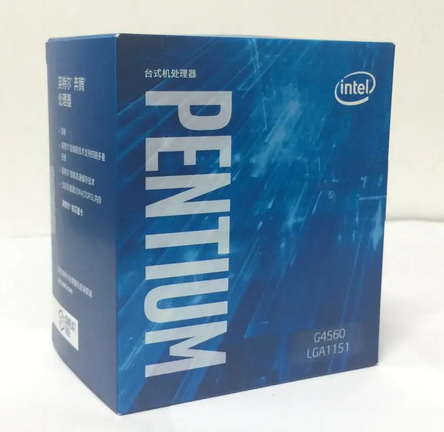 Процессор Intel Pentium G4560 коробку с радиатор LGA 1151-land FC-LGA 14 нанометров двухъядерный |
