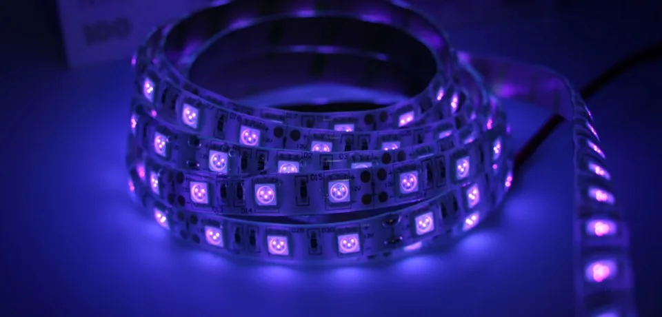 12 в 1-5 м УФ-черный светильник, Светодиодная лента 5050 SMD 60led/m ip65/не Водонепроницаемая ультрафиолетовая лампа, фиолетовая Гибкая ленточная лампа