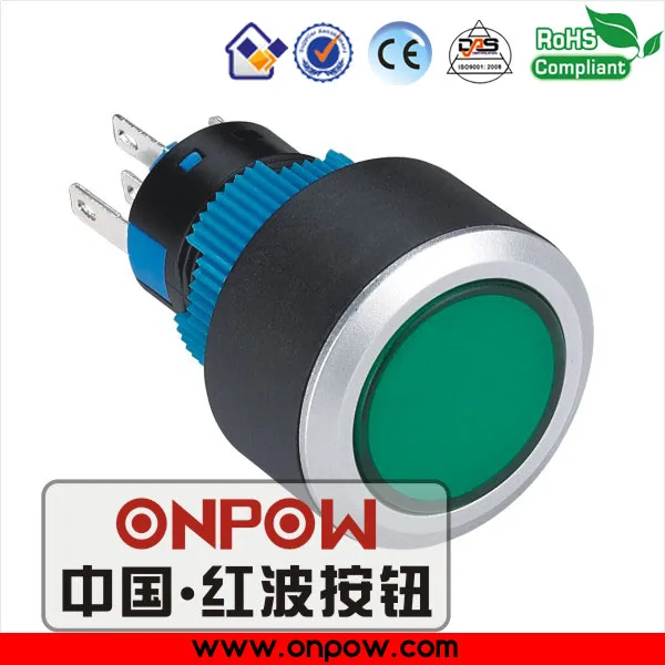 ONPOW 22 мм защелкивающийся кнопочный переключатель LAS1 AWY 11Z/G/12В|switch switch|switch latchingswitch