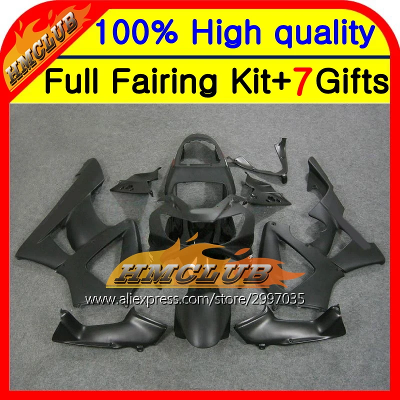 

Body Flat black For HONDA CBR929 RR 00-01 CBR 929RR 36HM64 CBR 929 RR CBR900RR Matte black CBR929RR 00 01 2000 2001 Fairing