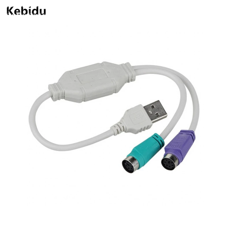 Профессиональный USB кабель переходник Kebidu для PS/2 PS2 женский с
