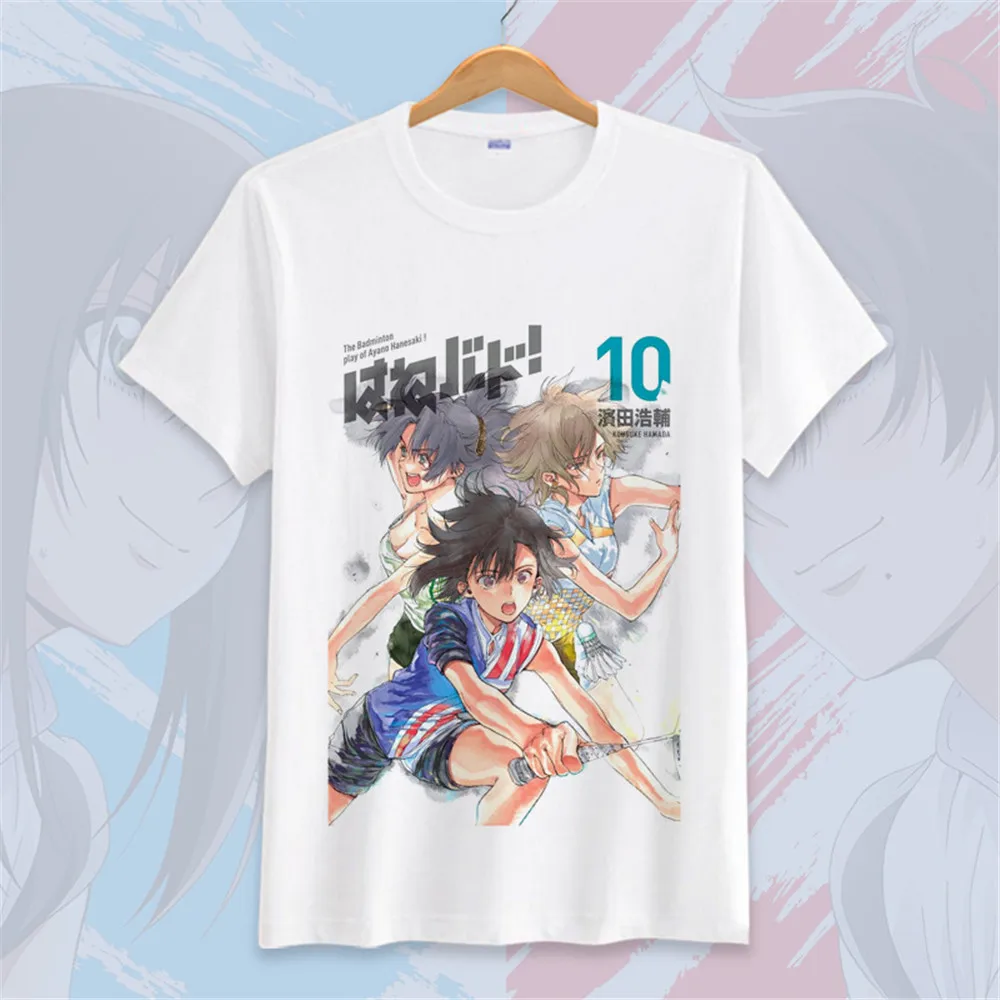 Новый аниме Hanebado! Костюмы для косплея Hanesaki Ayano Riko Izumi Базовая футболка с принтом