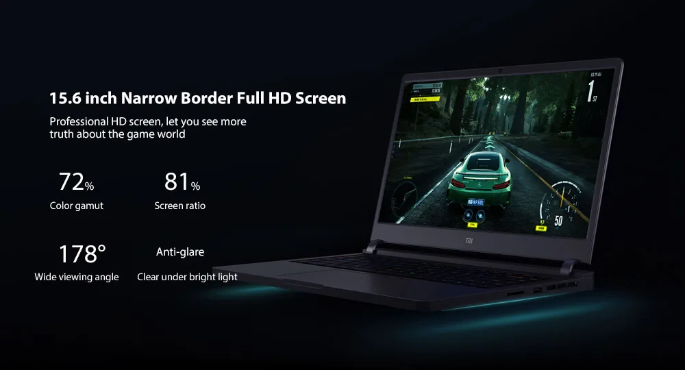 Xiaomi mi ноутбук Ga mi ng 15,6 ''Windows 10 Intel Core i7-8750H Hexa Core GTX 1060 16 Гб ОЗУ 256 ГБ/512 Гб ПЗУ ноутбук двойной WiFi BT