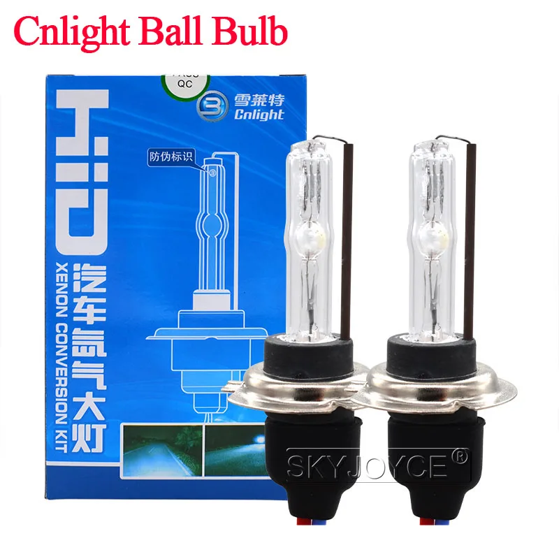 Высокое качество 45 Вт Cnlight H1 HID шариковая лампа для фар 4300K H7 6000K H11 HB3 9005 Xenon