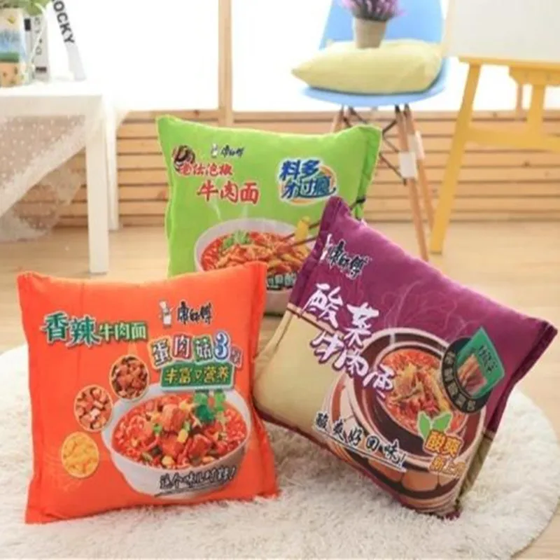

Creative instant noodles pillow cute plush toy doll pillow nap office chair cushion to send a friend a gift