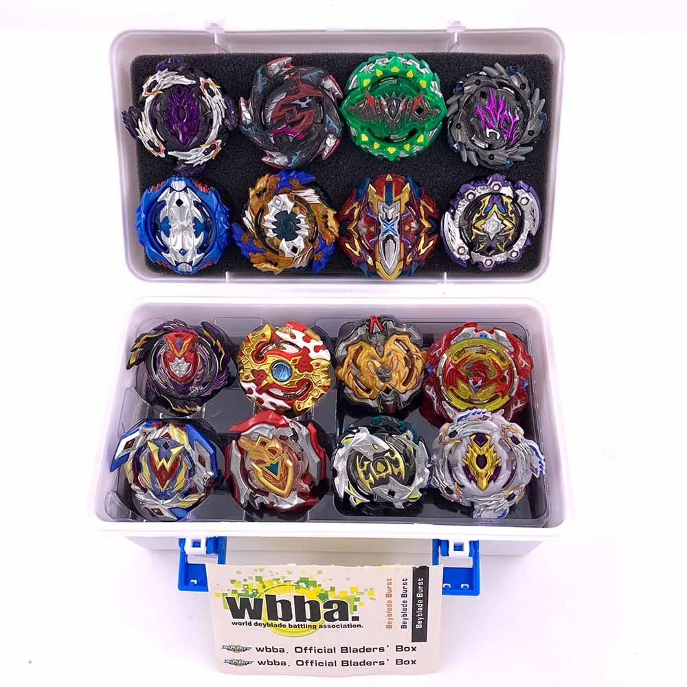 Beyblade Burst Bey Blade игрушка из металла Funsion Bayblade набор коробка для хранения с ручкой пусковая пластиковая коробка игрушки для детей - Цвет: SNH-SJ-24