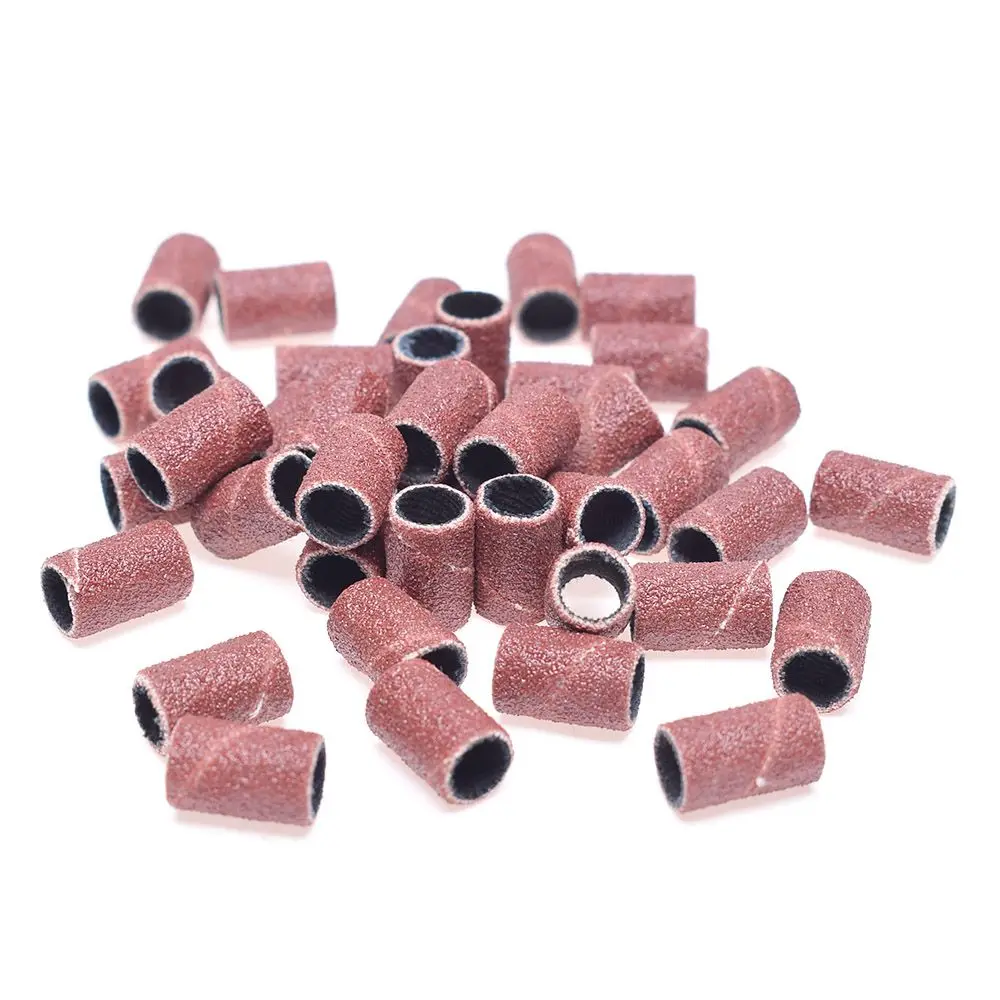 

100PCS/Lot Sanding Band Nail Drill File Bit Ring Milling Cutter Manicure Electric Machine Drill Nail Art Tools Accessories