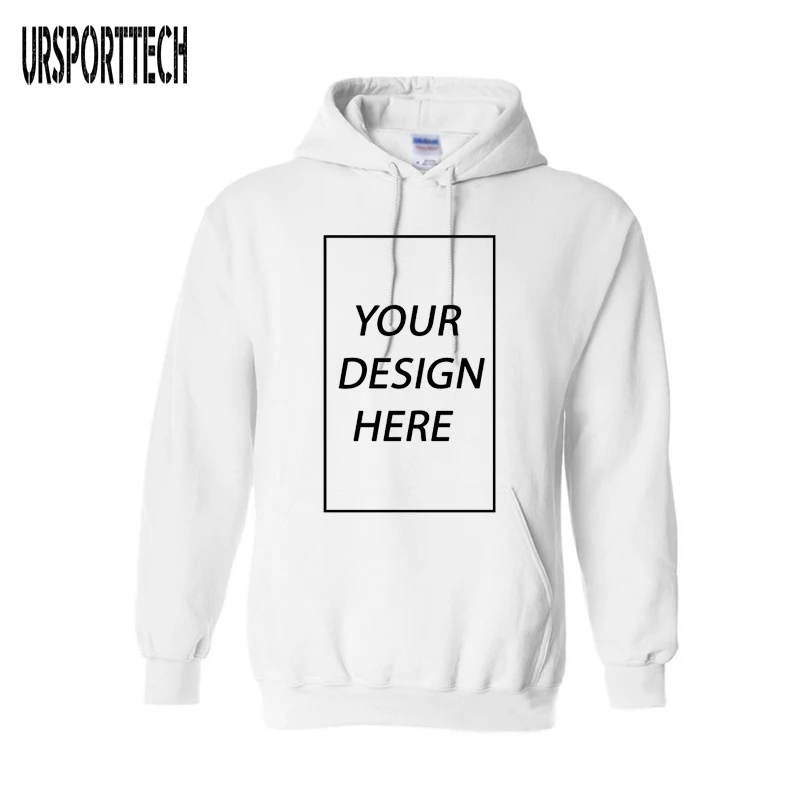 URSPORTTECH индивидуальные с собственным логотипом пуловер толстовки для мужчин и