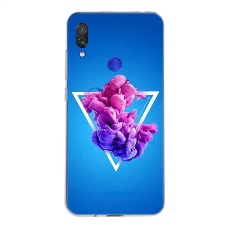 Цветной дымчатый чехол для Xiaomi Xiomi redmi Note 7 Pro 6 5 Plus 4 4A 4X 5A 6A S2 силиконовый из ТПУ с
