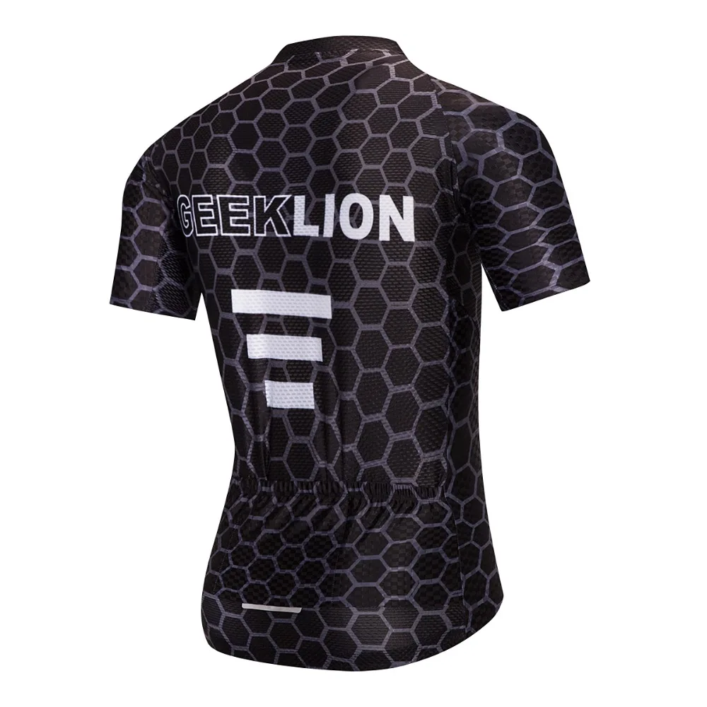 Высокоэластичная Спортивная веломайка Geeklion 100% полиэстер велосипедная футболка