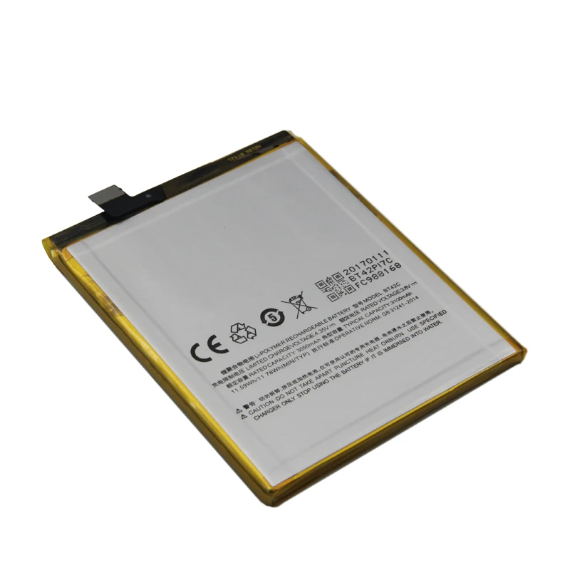 Айбике новый оригинальный мобильный телефон Батарея bt42c для Meizu M2 Note Замена
