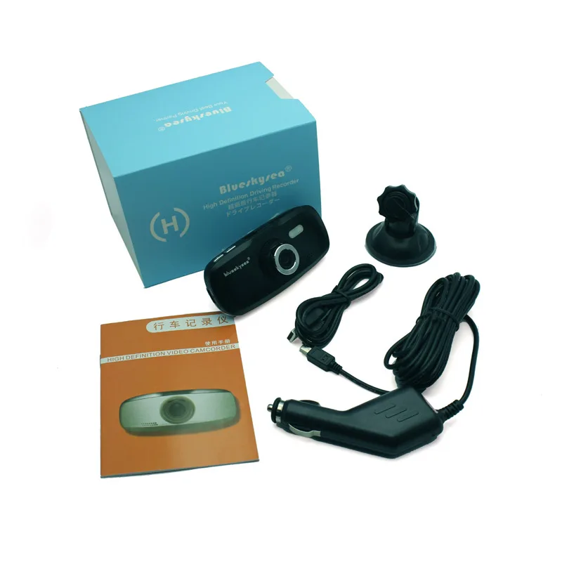 Бесплатная доставка! Видеорегистратор Blueskysea FHD 1080P G1W C с конденсатором и камера DVR