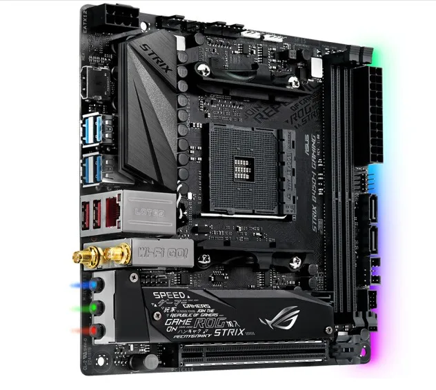 Материнская плата ASUS ROG STRIX B450-I GAMING game esports player mini ITX 17 см* 17 см