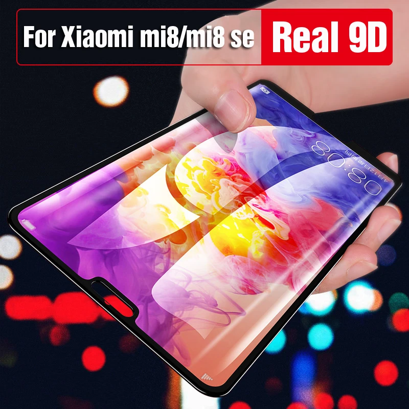 Для Xiaomi Mi8 MI 8 SE 8D 9D защита для экрана из закаленного стекла от синего света Тонкая