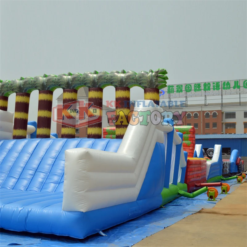 Goede Veel Commerciële Opblaasbare Water Pretpark Zwembad Met Glijbaan, Water Games, Opblaasbare Aqua Pretpark
