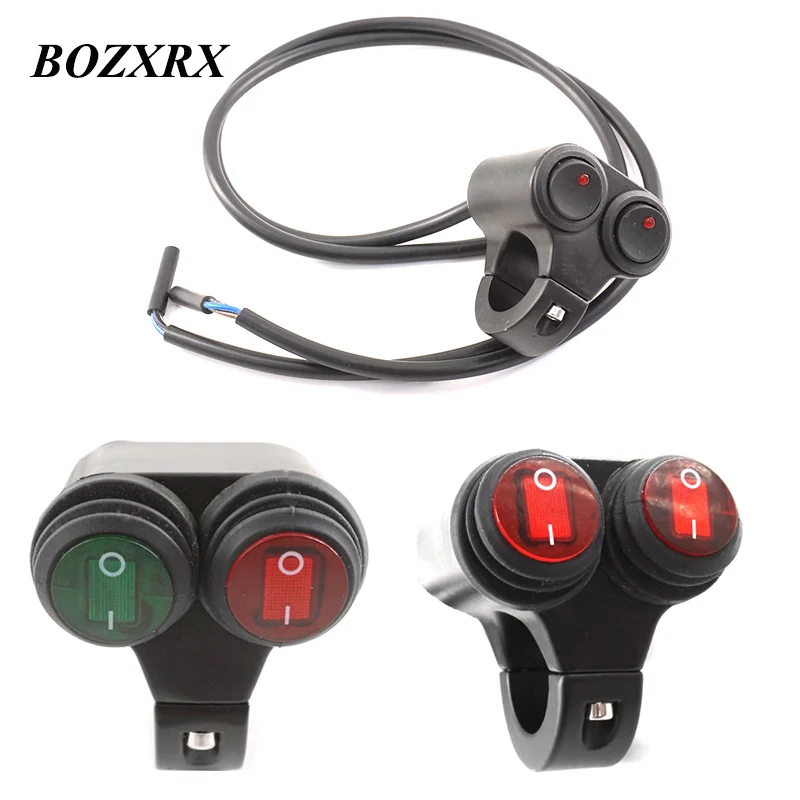 BOZXRX 1 шт. 1/4 &quotруль мотоцикла квадроцикла двойная кнопка переключения