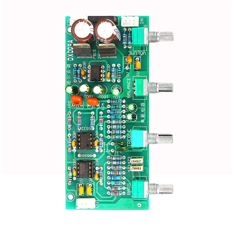 Lusya HIFI NE5532 предусилитель усилитель Тон аудио доска с высокими частотами бас