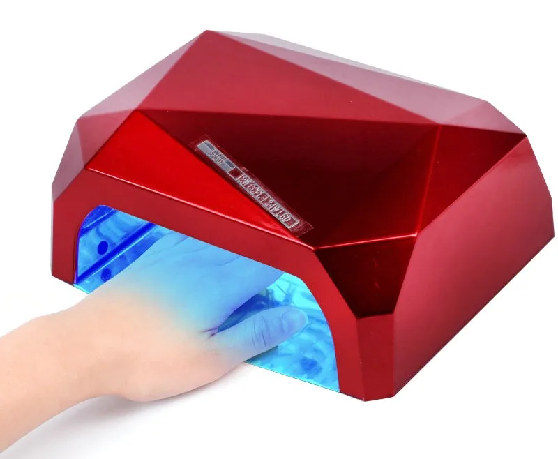 Светодиодная УФ-лампа для сушки ногтей 36 Вт алмазная светодиодная отверждения