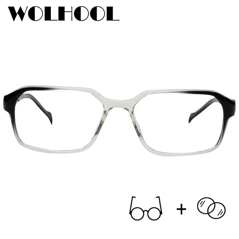 High Quality Tr90 Transparent Progressive Prescription Glasses Men Ultralight Square Optical Eyewear Spectacles Women |