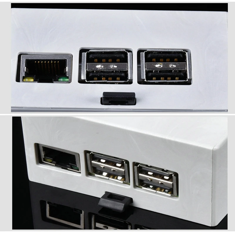 Raspberry Pi 4 Модель B ABS Чехол Белый защитный чехол Корпус для RPI 3 Модель B