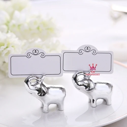 200 шт./лот &quotLucky in love&quot с серебристым покрытием держатель для карт lucky elephant
