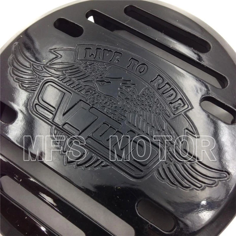 Рожковый чехол для мотоцикла Kawasaki Vulcan 800 Yamaha V Star 650 1100 классический серебристый