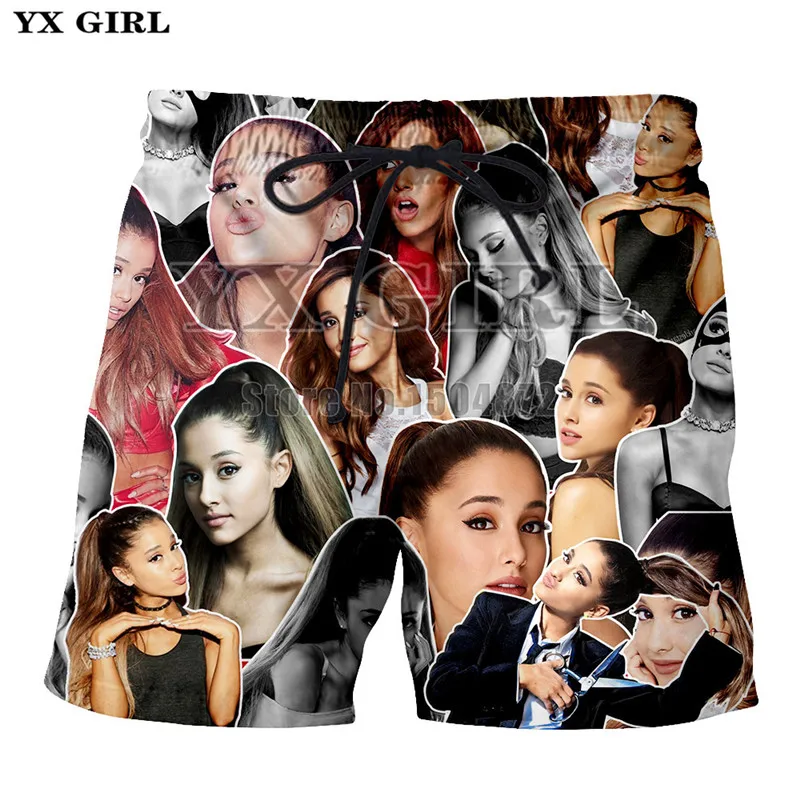 YX Girl 2018 летние высококачественные модные шорты с персонажами для женщин и мужчин