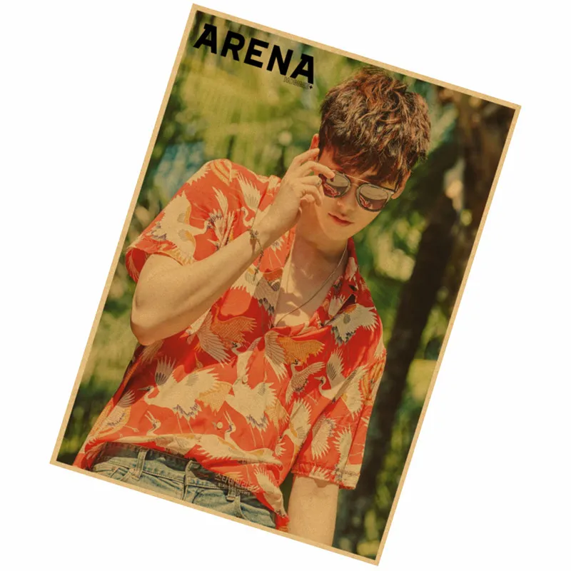 Leejongсук девушки как Корея популярная модель актера плакат из крафт бумаги