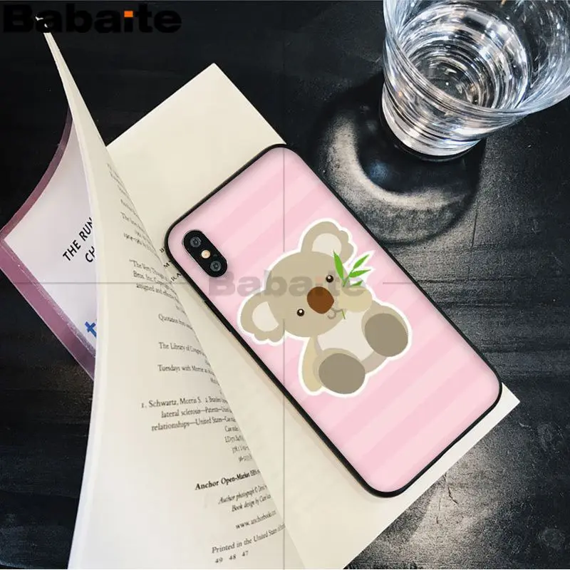 Животный коала Топ детальный популярный чехол для телефона iPhone8 7 6 6S Plus X XS MAX 5 5S SE XR