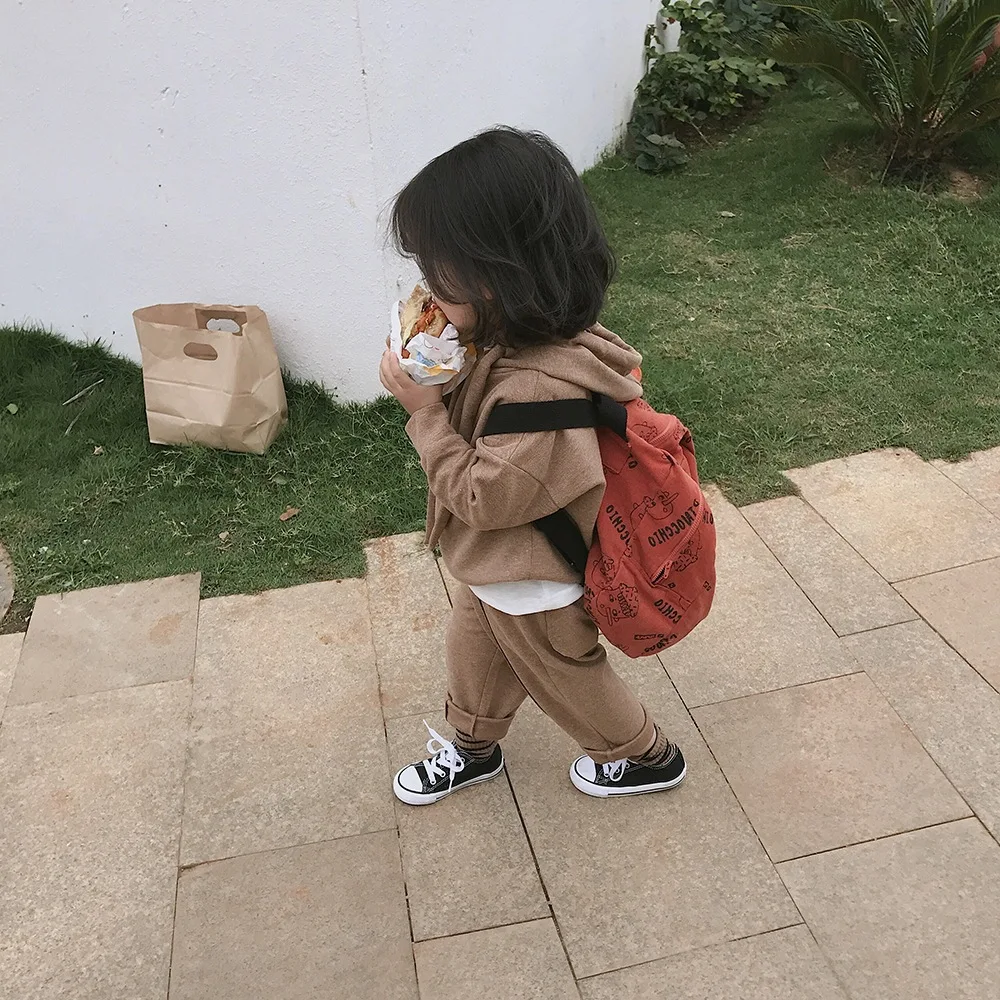 Осенняя одежда для девочек 2018 весенне осенний комплект детской одежды из 2