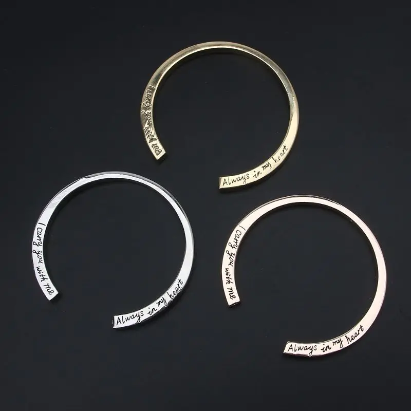 Браслет из нержавеющей стали с гравировкой урна Мемориальный пепел Keepsake