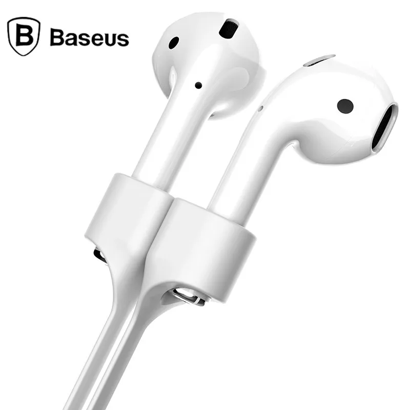 BASEUS Магнитная ремешок для Apple airpods Bluetooth наушники силиконовые Нескользящие