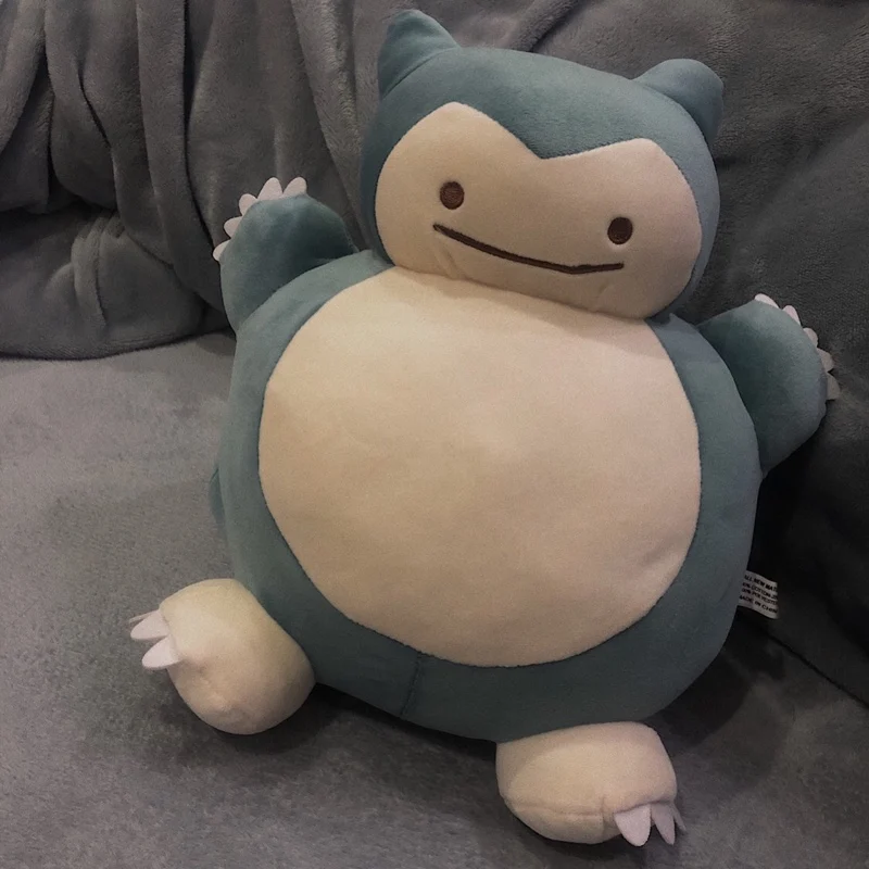 [Забавные] 30 см Дитто Metamon Snorlax наизнанку подушка мультфильм кавайная плюшевая
