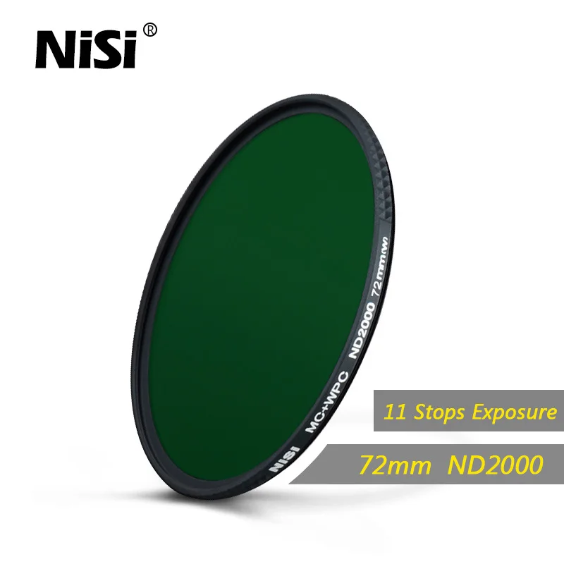 Фильтры нейтральной плотности Nisi 72 мм Nd2000 ультратонкие нейтральные светофильтры