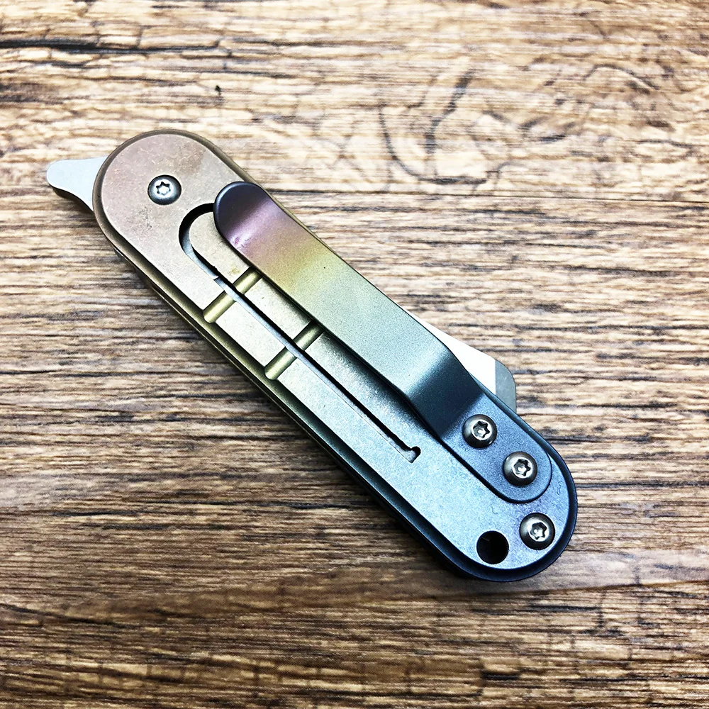 Bean S35VN лезвие титановая ручка складные ножи Мини Мясник выживания SR карманная цепочка для ключей кемпинг охотничий нож ИНСТРУМЕНТЫ EDC